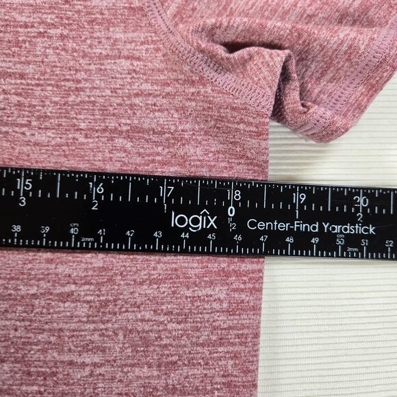 Rhoback Drift Performance Crop Short Sleeve Tee in Heather Red Women's Size XS - Picture 2 of 7